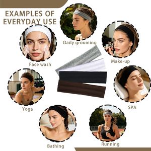 Diadema Deportiva Elástica de Color Sólido Básico para Yoga, Antitranspirante, Absorbente de Sudor, Transpirable, para Hombres y Mujeres - Product Image 3