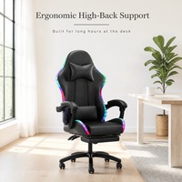 Fauteuil de massage ergonomique personnalisé de haute qualité, fauteuil de jeu au design traditionnel, pivotant à 360°, avec vérin à gaz à 3 positions, accoudoirs 2D en métal