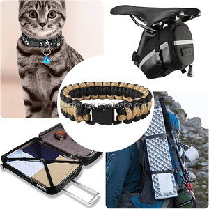 Boucle de bracelet Paracord Boucle à dégagement rapide Ceinture Logo de promotion personnalisé et couleur Parachute 550 Boucle en plastique profilée Stock - Product Image 6