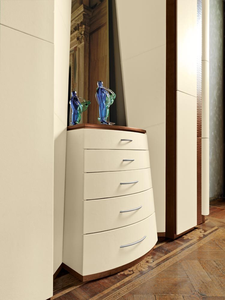 Meuble de salon de luxe, armoire murale modulaire en bois pour hall, meuble de salle à manger de villa avec miroir central - Product Image 2
