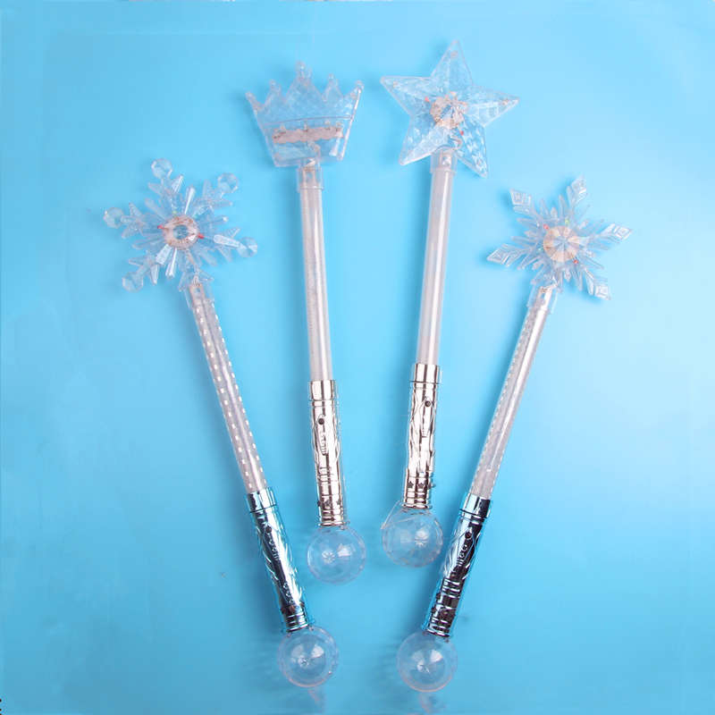 Bâtons flocons de neige lumineux, 5 branches à LED, lumineux, pour fêtes de noël, amour, nouveauté