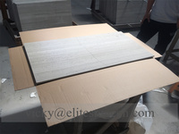 Carrelage en marbre blanc premium de 10 mm, taille personnalisée, carrelage en marbre fin pour la maison, la salle de bain, le salon, les murs et les sols