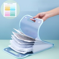 Sac de fichiers Portable extensible en plastique, format A4, 13 poches, à pression, à suspendre, dossier de fichiers, fournitures de bureau