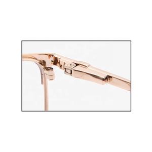 2023ヴィンテージフルリムメタルスペクタクル女性用高級光学アクリルスクエアダイヤモンドカスタマイズ可能リーディンググラスブラックゴールドオーバル - Product Image 5