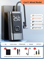 Car Portable Wireless Electric Air Pump High-pressure ABS Material 12V Fast Charging Tire Inflator