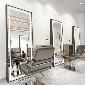Espejo de Salón Meientai con Luces LED, Espejo de Pared para Peluquería, Estación de Espejo de Pared para Salones de Belleza con Luces LED - Product Image 4