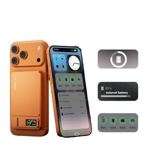 <span class=keywords><strong>Batterie</strong></span> <span class=keywords><strong>externe</strong></span> 10000mah Pd 20w 3 en 1 Chargeur sans fil Aimant métallique Banque d'alimentation Logo personnalisé Banque d'alimentation magnétique en aluminium avec câble - Product Image 1