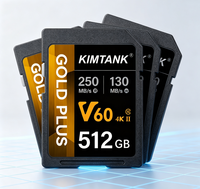 Kartu Memori 32Gb 64Gb Kartu SD 128Gb 256Gb 512Gb V30 V60 V90 Kecepatan Tinggi untuk Kamera