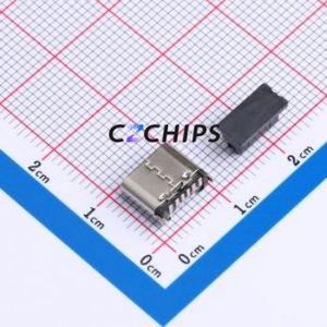 TYPEC-251Y-ARP6L73 USB Connector SMD Connector ( Connector Type: Type-C )( Gender: Female )( Mounting Type: Vertical Mount ) - Product Image 2