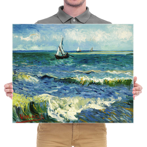 Tableau <span class=keywords><strong>de</strong></span> paysage marin <span class=keywords><strong>de</strong></span> Van Gogh, œuvre d'art célèbre, impression sur toile classique pour salon, bureau à domicile - Product Image 5