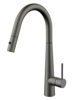 Robinet de cuisine chromé contemporain de haute qualité, certifié Watermark australien, en cuivre, à montage sur comptoir, flexible, pour usage hôtelier, avec cartouche céramique