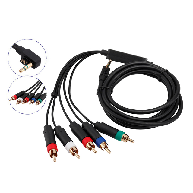 Factory AV TV Video Component YPbPr YCbCr Cable for PSP 2000 PSP 3000 Game Consoles Accessories