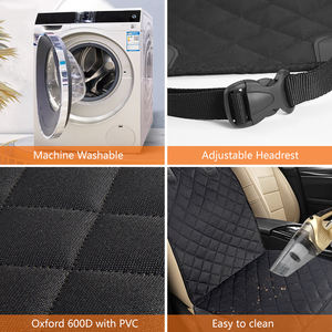 Bestseller: Maßgefertigte, wasserdichte und maschinenwaschbare Auto-Schutzdecke für Haustiere für Einzelsitze aus Oxford-Gewebe, direkt ab Werk - Product Image 6