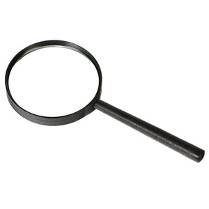 Lupa de mano de 100 mm con lente de plástico sin luz, herramienta de lectura portátil - Product Image 1
