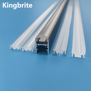Nouvelle lentille linéaire extrudée en PMMA de 12,4 mm de largeur, angle large de 145 degrés, pour éclairage commercial, longueur personnalisée avec profil en aluminium - Product Image 3