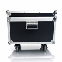 Valise de transport en alliage d'aluminium avec renforts angulaires pour instruments