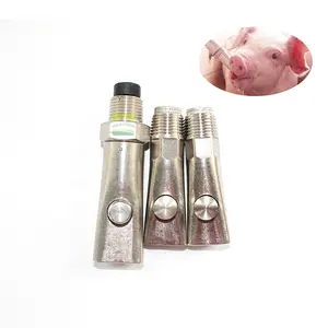 Équipement pour porcs en acier inoxydable, fontaines à boire pour porcs, robinets pour porcs, abreuvoir automatique pour volailles, tête d'abreuvement - Product Image 1