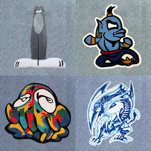 Tapis de sol d'intérieur Modern Cool Logo Tapis tuftés à la main en forme d'artiste personnalisés - Product Image 1