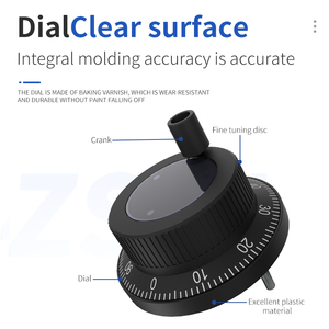 Máy Phát Xung Thủ Công Tay Cầm Kỹ Thuật Số Đầu Ra Dòng DC5V Dòng CHBG ZSNMK HC115 5V/12V 100PPR Làm Máy Phát Điện Tay Quay CNC - Product Image 4