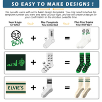 Chaussettes en coton douces et confortables pour femmes et filles, à volants, avec logo personnalisé, pour l'automne