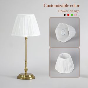 Nhà Máy Giá hiện đại không dây có thể sạc lại pin bảng đèn vải hoa Chụp đèn cảm ứng điều khiển từ xa nhà đám cưới - Product Image 5