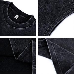 Vendita Calda Canotta Vintage in Puro <span class=keywords><strong>Cotone</strong></span> 230g Resistente Lavata Spalle Larghe T-Shirt Senza Maniche Unisex Taglie Forti Estiva - Product Image 3