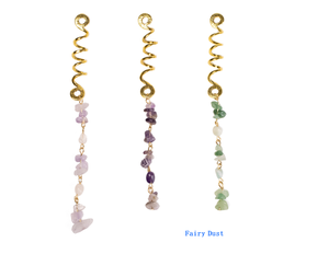 Jiffy <span class=keywords><strong>cheveux</strong></span> perles <span class=keywords><strong>bijoux</strong></span> Dreadlocks cristal métal bobines anneaux or argent pendentifs tresse manchettes Clips Tube perle tresse accessoires - Product Image 4