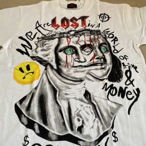 Áo thun nam tay ngắn màu trắng cao cấp, thiết kế sang trọng, phong cách hip hop đường phố, thương hiệu nổi tiếng, kiểu dáng đơn giản, cơ bản. - Product Image 3