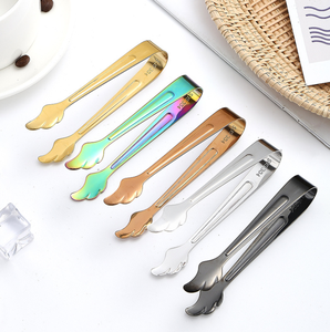 DFC0341 Stainless Steel Mini Sugar Tongs - Product Image 2