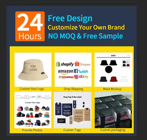 Wholesale Manufacturer Custom Cotton Fashion Embroidered Fisherman Beach Summer <strong>Bucket</strong> <strong>Hats</strong> <strong>With</strong> <strong>String</strong> - Product Image 5