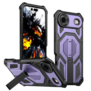 Étui de téléphone pour <span class=keywords><strong>homme</strong></span> Lichicase avec support magnétique en métal pour iPhone 16E 17 17 Pro 17 <span class=keywords><strong>Air</strong></span>, coque arrière résistante aux chocs - Product Image 6