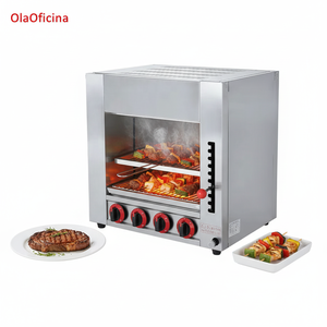 Salamandre à gaz compacte avec corps en acier inoxydable de haute qualité, adaptée aux restaurants et pizzerias de petite à moyenne taille - Product Image 1