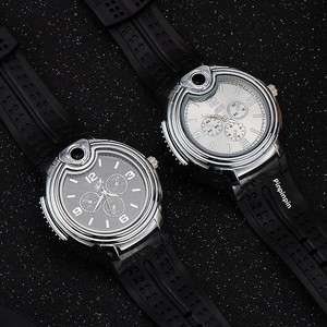 <span class=keywords><strong>Briquet</strong></span> à gaz créatif en forme de <span class=keywords><strong>montre</strong></span> pour homme, coupe-vent, nouveauté, <span class=keywords><strong>briquet</strong></span> <span class=keywords><strong>montre</strong></span>-bracelet - Product Image 3