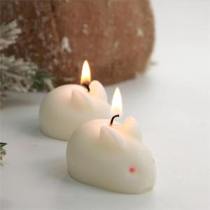 Jade Rabbit Moon Rabbit Scented <b>Candle</b> Mid-Autumn Decor Aroma <b>Candle</b> Festive Ornament Hand Gift Indoor Fragrance Wholesale - Product Image 1