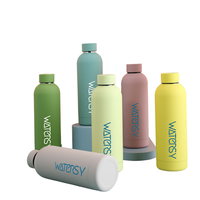 Thermos en acier inoxydable 304/201, capacité de 18 oz, écologique, léger, pour le camping, design personnalisé imprimé en couleur, logo, emballé dans une boîte