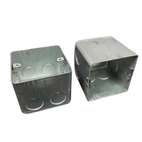 Boîte de jonction intérieure encastrée IP65 en métal sur mesure Surface polie pour boîtier d'instrument électronique (douilles d'interrupteurs)