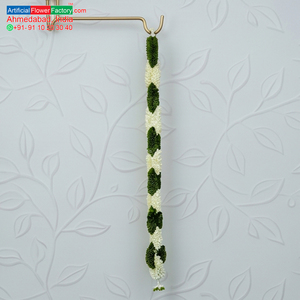 Artificial Flower Garland Green <b>White</b> <b>Hanging</b> Decoration Floral Toran for Wedding Festival Home Temple and Event Decor - Product Image 5