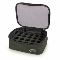 Trolley de maquillage en nylon 2 en 1 pour ongles artiste avec étiquette personnalisée Carre avec pochette pour vernis à ongles
