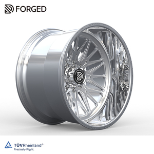 Jantes de camion en alliage d'aluminium forgé GUDE, brillantes, 17-26 pouces, 6x139.7, 20/25 mm ET, design à cinq branches, pour F150 Raptor, rénovation/amélioration - Product Image 1
