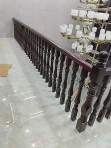 Hiện đại đơn giản và thanh lịch cao cấp cao su gỗ cầu thang lan can kích cỡ khác nhau cho nhà và biệt thự - Product Image 4