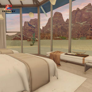Hotel <span class=keywords><strong>Camping</strong></span> Carpa de gama alta Zona escénica Resort Salud y bienestar Rural Homestay Parque ecológico Alojamiento - Product Image 3
