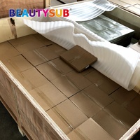 8.27 "x 11.69" Beautysub Blanc Brillant HD Metal1.15mm Longstar Sublimation Revêtement En Aluminium Transfert De Chaleur Photo Impression Argent Brillant