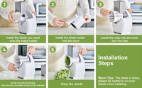 3 In 1 Keuken Groentesnijder Volautomatische Keukenaccessoires Rasp Groentekaashakmachine