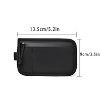 Nouvel étui à clés multifonctionnel imperméable imitation X-Pac, porte-cartes RFID, pochette pour écouteurs et monnaie, portefeuille léger