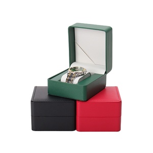 Caja de Reloj de Cuero de Lujo, Caja de Exhibición de Relojes de Alta Calidad, Organizador de Relojes Moderno en Oferta - Product Image 1