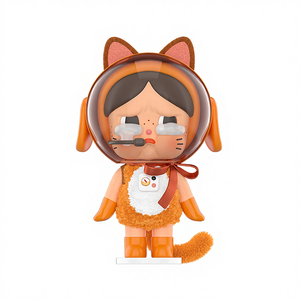 Original Authentic POP MTRA Crybaby Space Astronaut Cat <strong>Figurine</strong> PVC Toy Mystery Blind Boxs Labbuu - Product Image 1