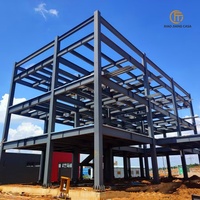 Structure en acier léger personnalisée au meilleur prix, cadre en métal à la mode longue durée de vie pour une belle maison villa