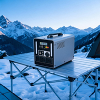 Centrale Électrique Portable 1000W 768Wh LiFePO4 avec Charge Solaire Rapide Type-C PD, Générateur Solaire pour Camping en Extérieur et Utilisation Domestique – Vente en Gros