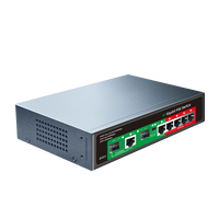 Switch PoE de Alto Rendimiento GPOE404 con 4 Puertos PoE Gigabit, Puerto Combinado de Uplink de 1 Gigabit y Ranura SFP