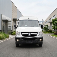 TENGLONG Fourgonnette électrique pure de 6 m, grande autonomie 400 km, batterie BYD pour le tourisme et les trajets interurbains